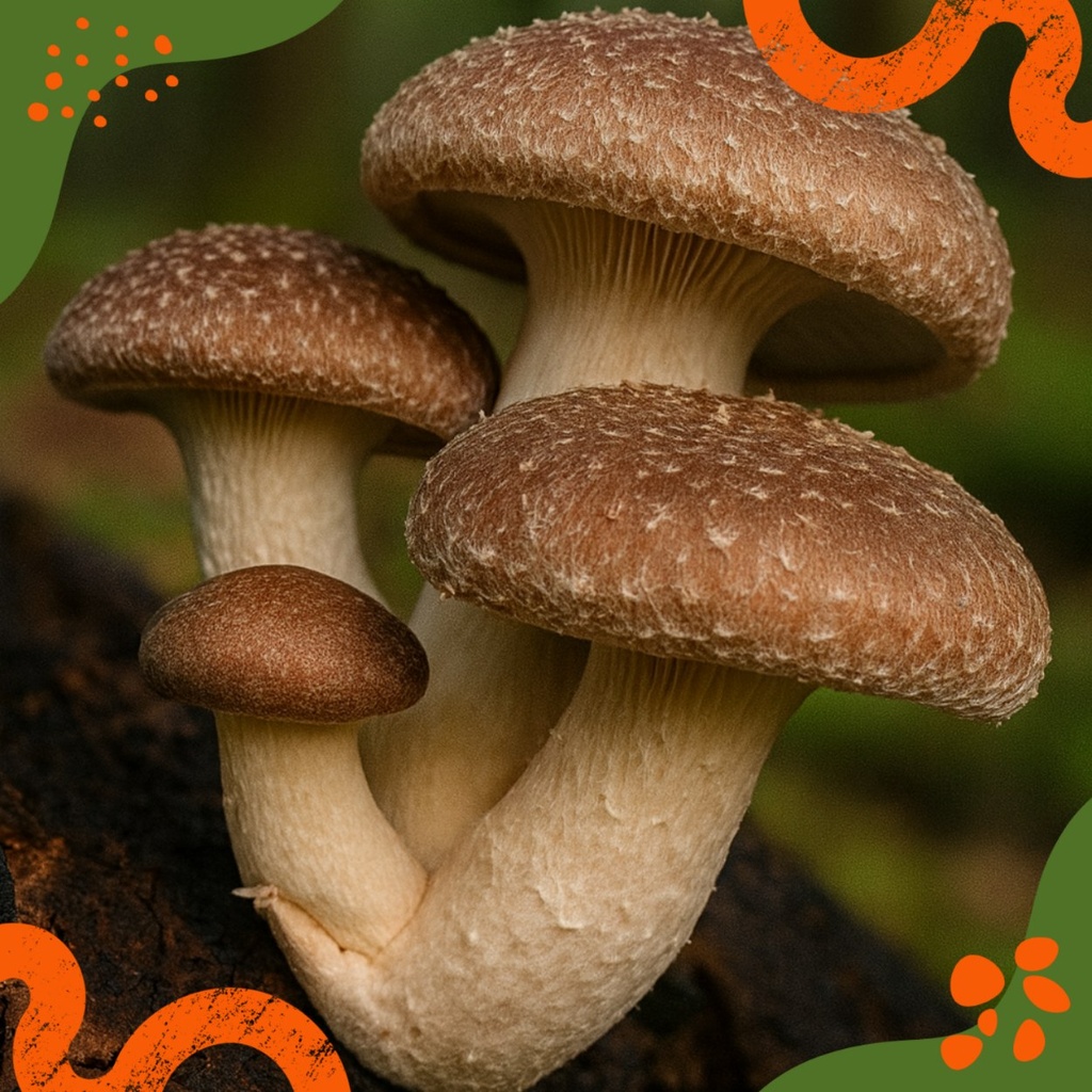 Pilzdübel Shiitake – Die Sorte in der Natur