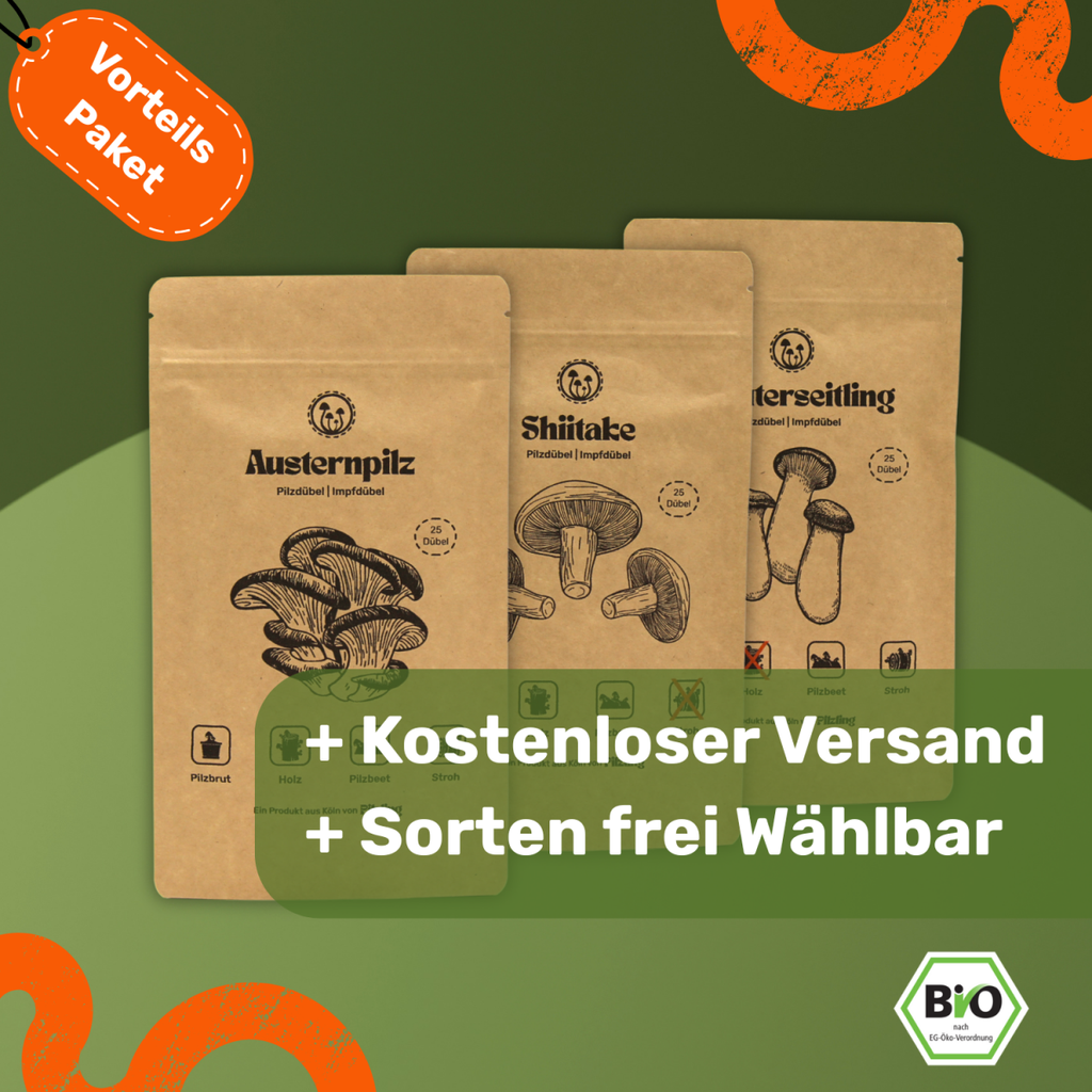 [STL-PW-BU-ALL-PD3] Pilzdübel-Mix 3er-Bundle – Bio