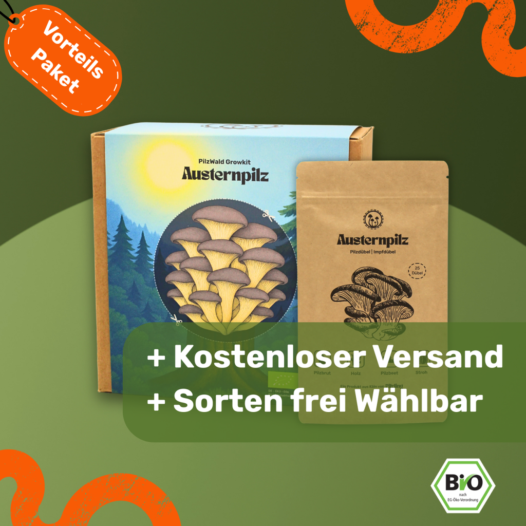 [STL-PW-BU-ALL-GK4] Pilzzuchtset-Mix 4er-Bundle – Bio