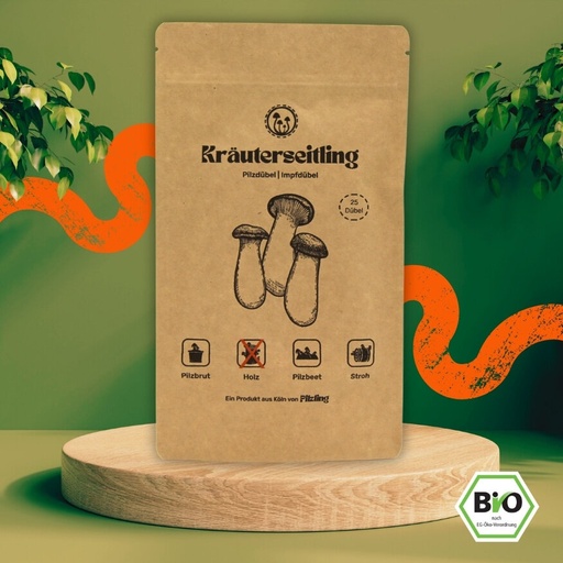 Pilzdübel Kräuterseitling – Bio