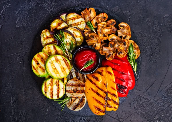Gegrilltes Gemüse mit Umami Drip